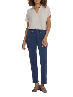 NYDJ Marilyn Straight Leg Jeans, Vintage Navy