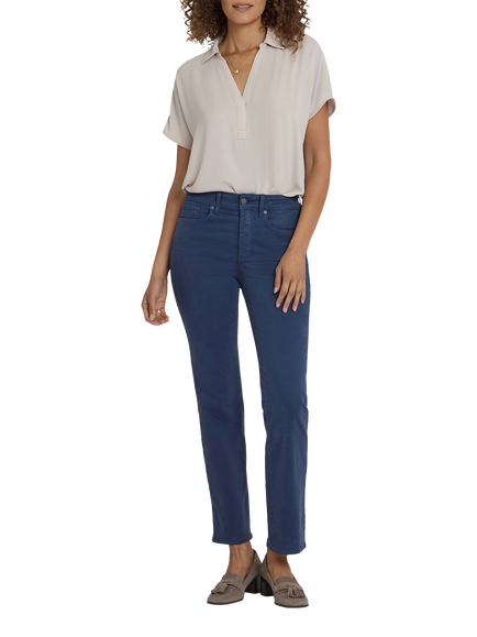 NYDJ Marilyn Straight Leg Jeans, Vintage Navy