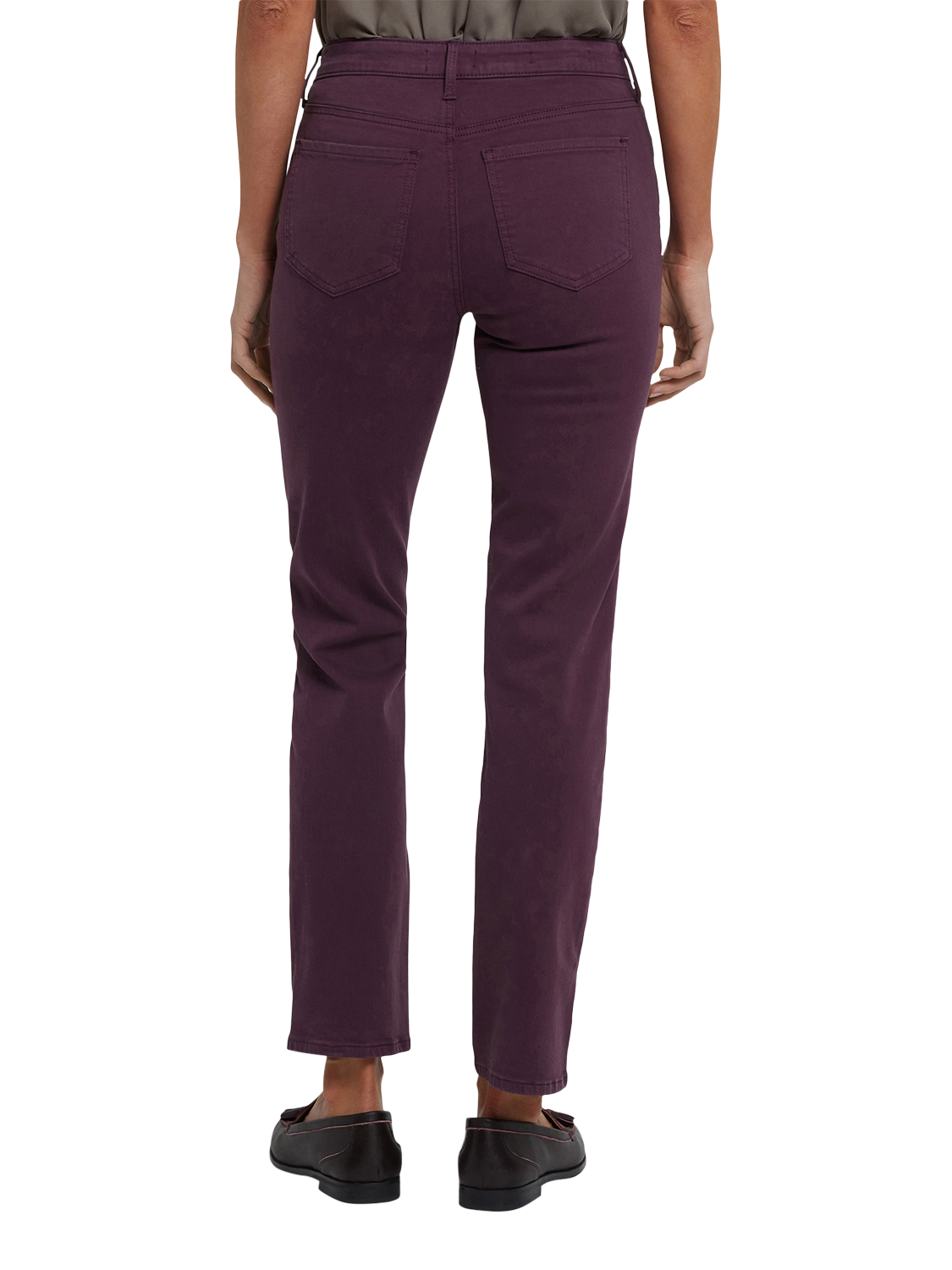 Product image 2 of 5, which shows NYDJ Sheri Slim Leg Jeans, Fig, 4