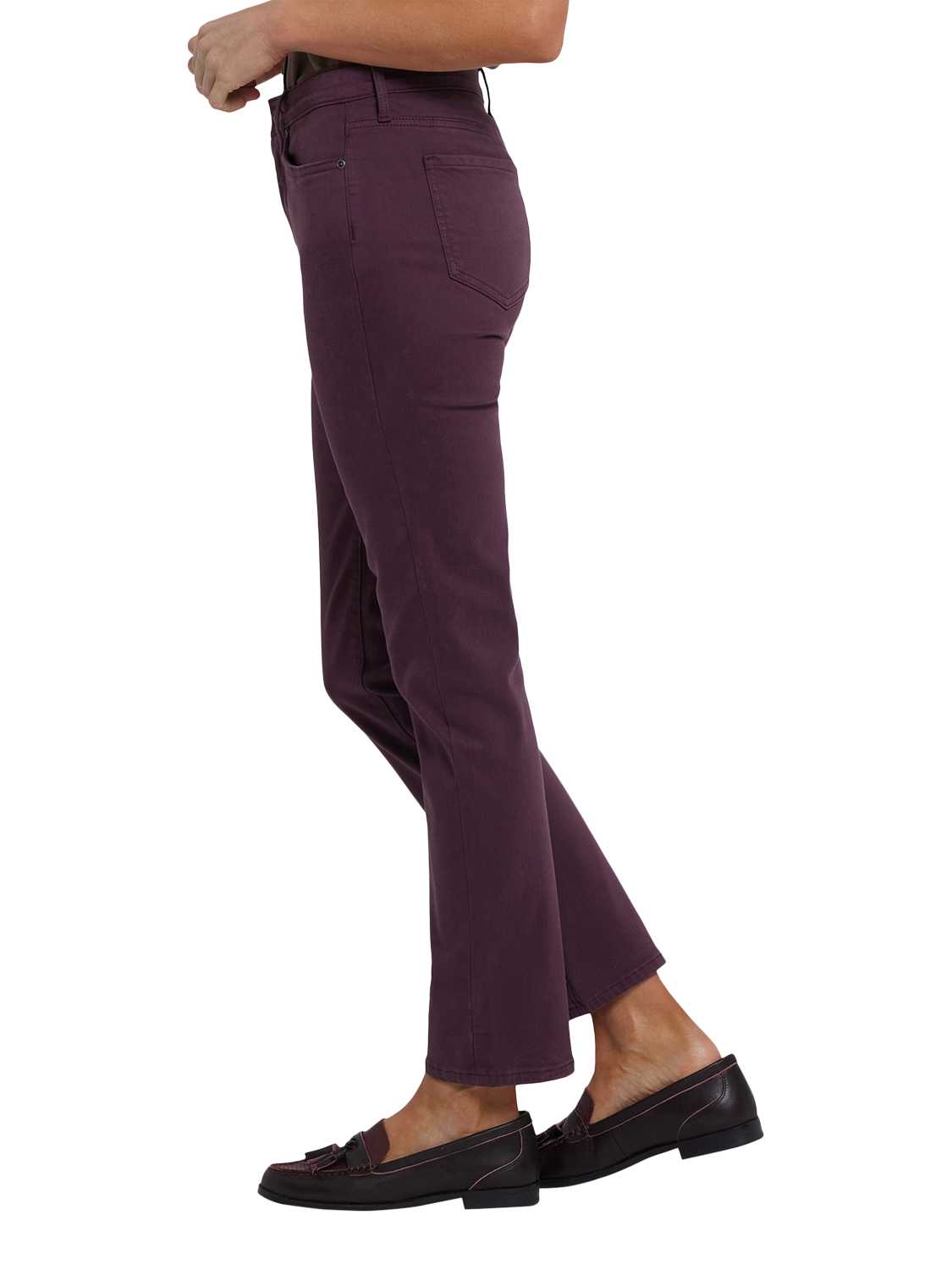 Product image 3 of 5, which shows NYDJ Sheri Slim Leg Jeans, Fig, 4