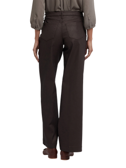 NYDJ Coated Teresa Wide Leg Jeans, Peppercorn - view 2, Peppercorn