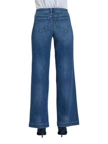 NYDJ Teresa Wide Leg Jeans - view 2, Lake Notre Dame