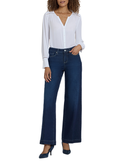 NYDJ Teresa Wide Leg Jeans, Midnight Breeze