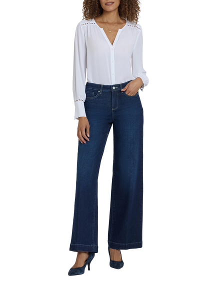 NYDJ Teresa Wide Leg Jeans, Midnight Breeze