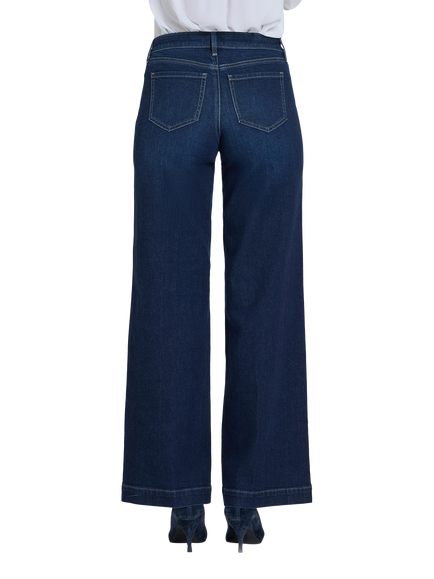 NYDJ Teresa Wide Leg Jeans - view 2, Midnight Breeze