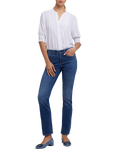 NYDJ Marilyn Cotton Blend Regular Straight Denim Jeans