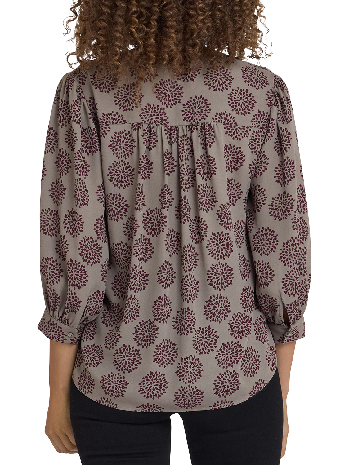 Product image 2 of 5, which shows NYDJ Bonnie Blouse, Valenton, XS