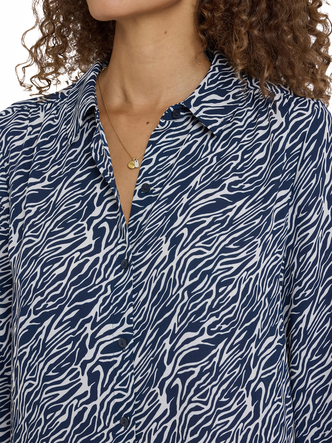 Product image 5 of 5, which shows NYDJ Modern Blouse, Vintage, XS