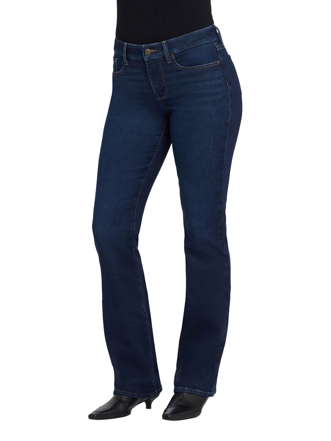 Product image 3 of 5, which shows NYDJ Barbara Bootcut Jeans, Northbridge, 4