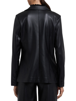 NYDJ Single Breasted Long Sleeve Collar Jacket - view 2, Black