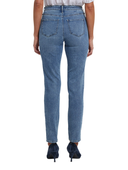 NYDJ High Rise Sheri Slim Leg Jeans, Parisian Sky - view 2, Parisian Sky