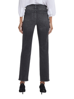 NYDJ Sheri Cotton Blend High Rise Regular Denim Jeans - view 2, Gloomy Marais