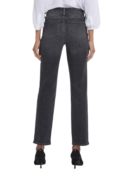 NYDJ Sheri Cotton Blend High Rise Regular Denim Jeans - view 2, Gloomy Marais