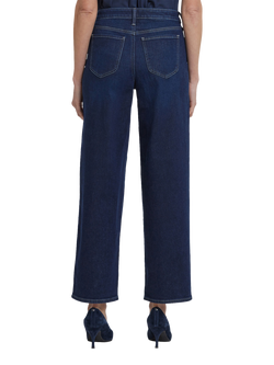 NYDJ Jemma High Rise Barrel Denim Jeans - view 2, Midnight Breeze
