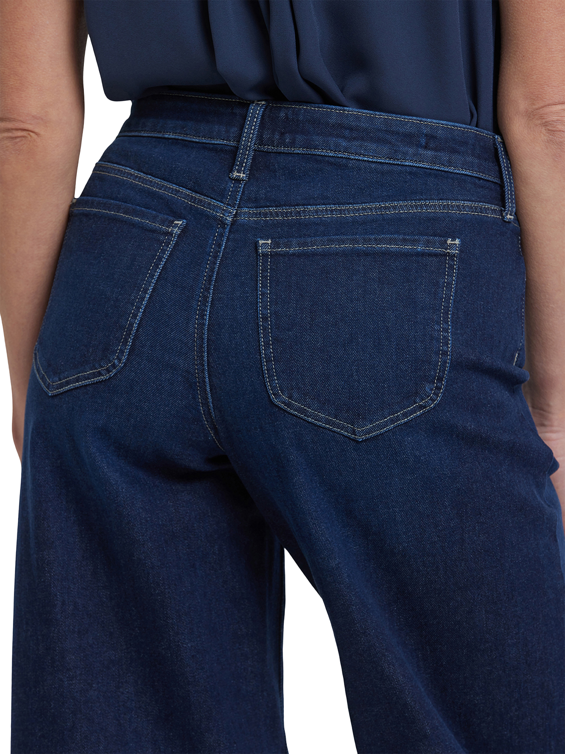 Product image 5 of 5, which shows NYDJ Jemma High Rise Barrel Denim Jeans, Midnight Breeze, 4