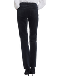 NYDJ Marilyn Straight Corduroy Jeans, Black