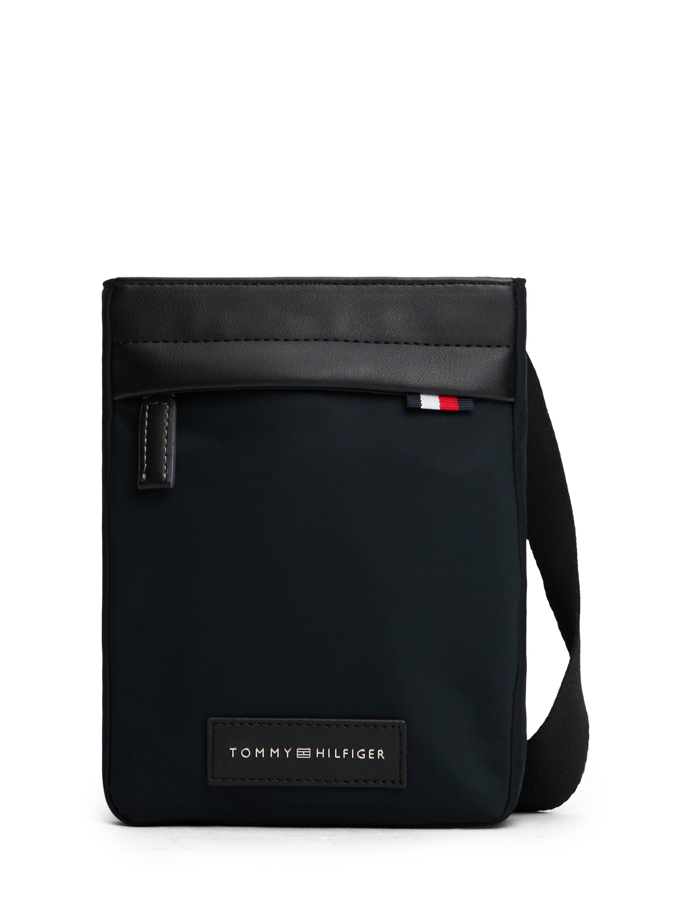 Product image 1 of 5, which shows Tommy Hilfiger Logo Patch Crossbody Bag, Black, One Size