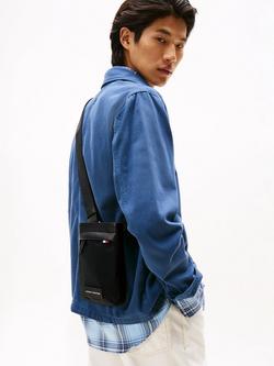 Tommy Hilfiger Logo Patch Crossbody Bag, Black - view 2, Black