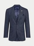 Raging Bull Herringbone Wool Blend Blazer, Navy