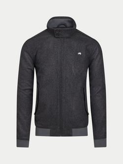 Raging Bull Wool Harrington Jacket, Charcoal - view 2, Charcoal