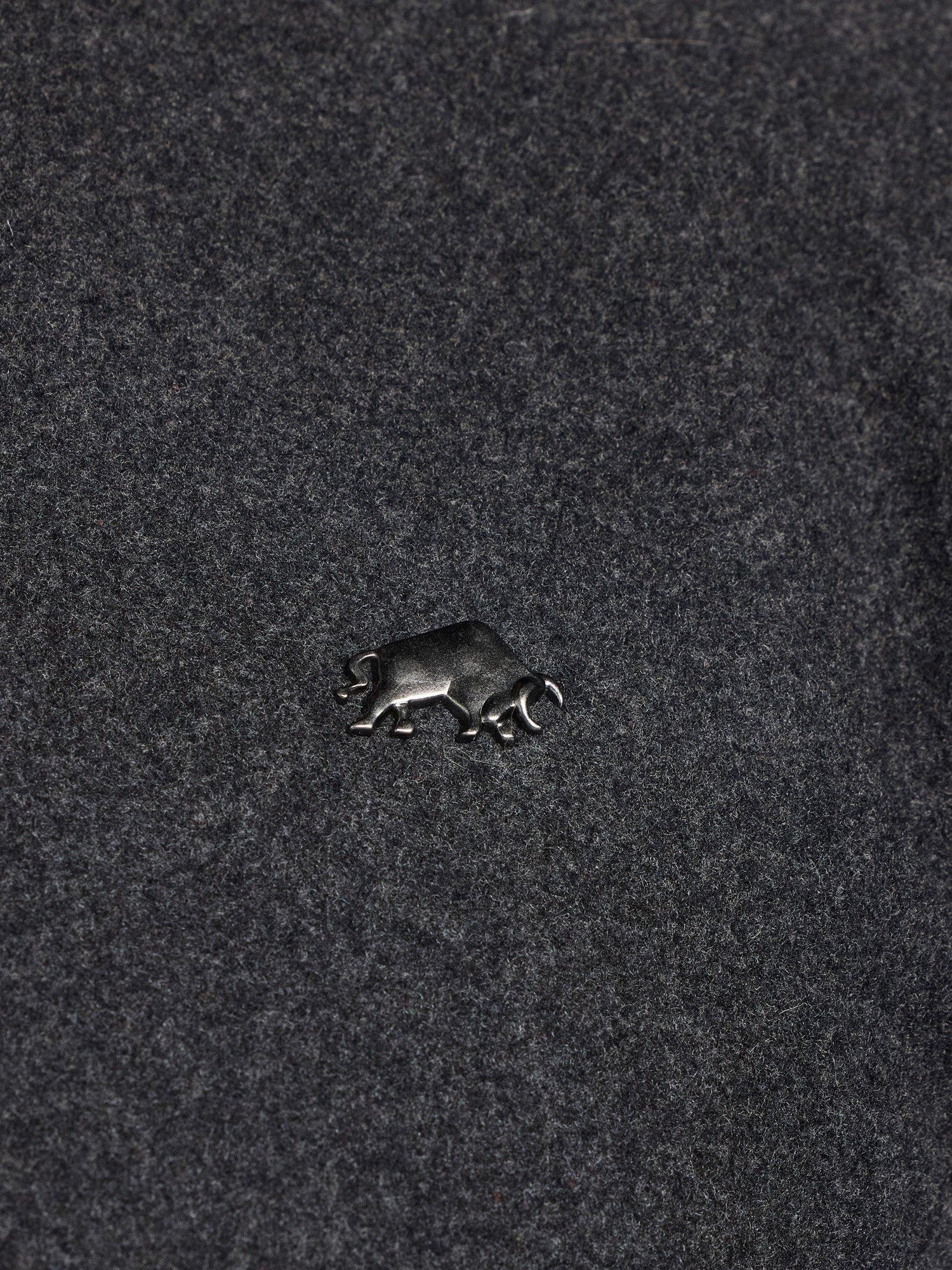 Product image 7 of 8, which shows Raging Bull Wool Harrington Jacket, Charcoal, S