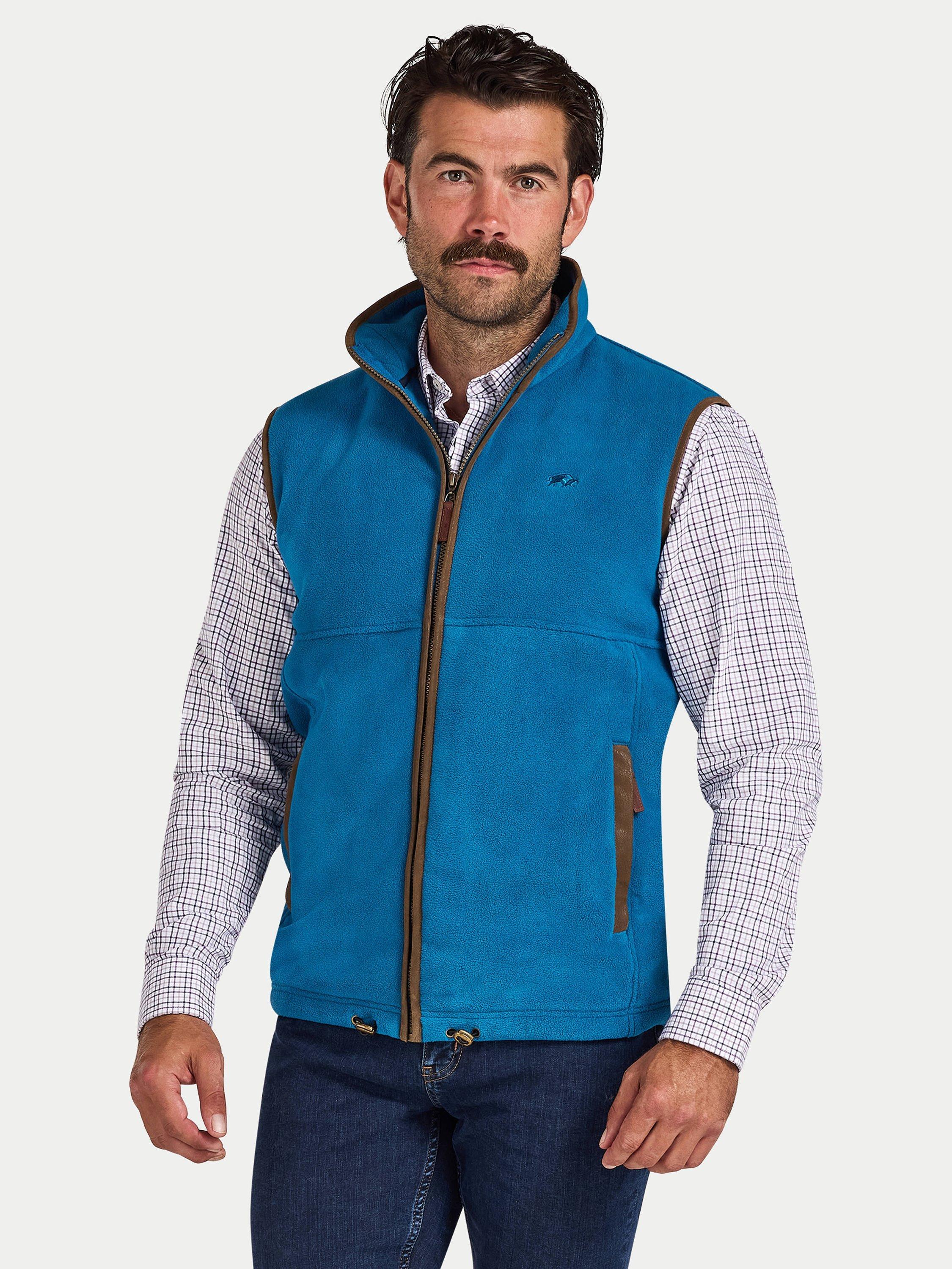 Product image 1 of 11, which shows Raging Bull Classic Fleece Gilet, Dark Teal, S