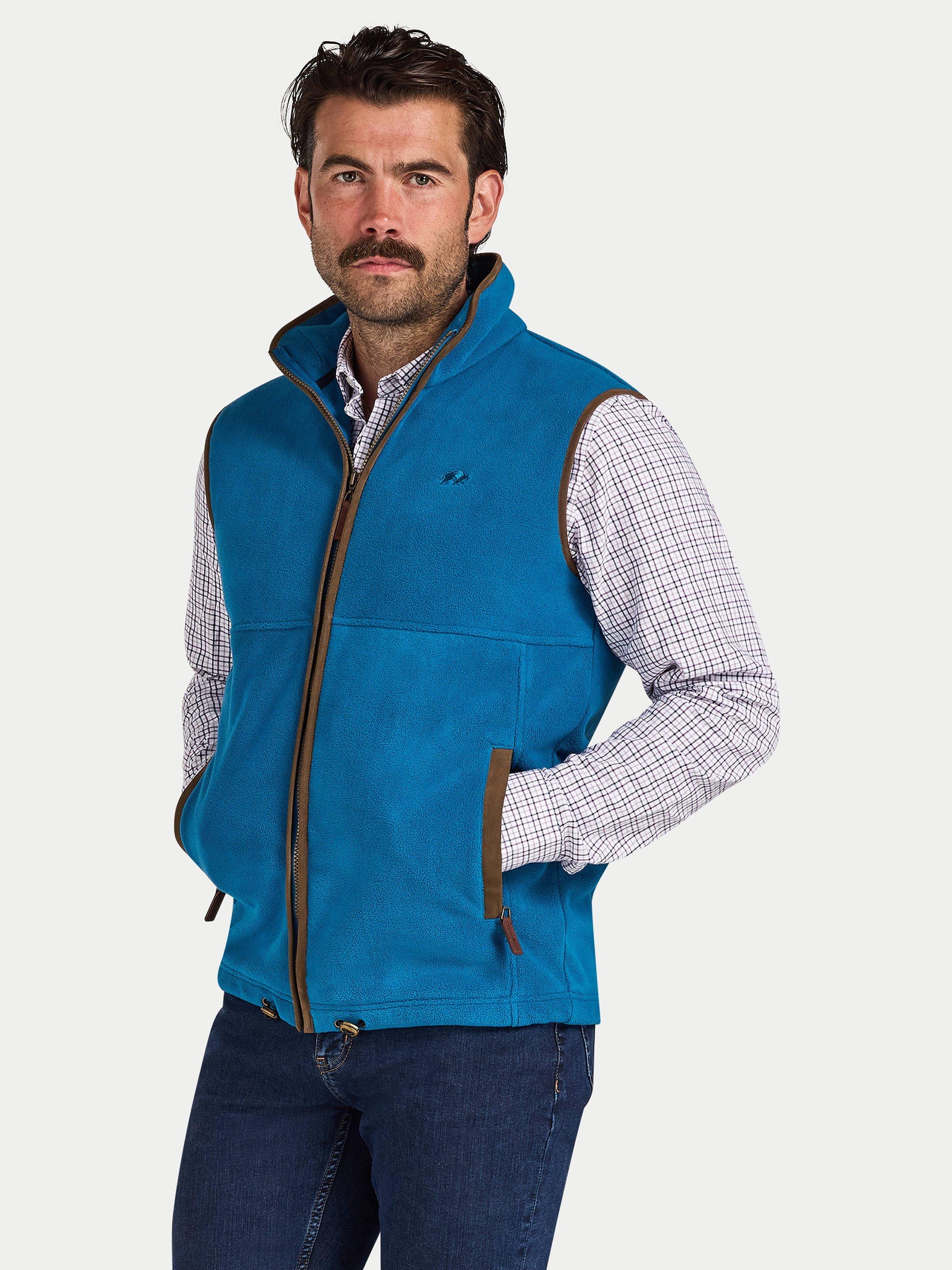 Product image 4 of 11, which shows Raging Bull Classic Fleece Gilet, Dark Teal, S