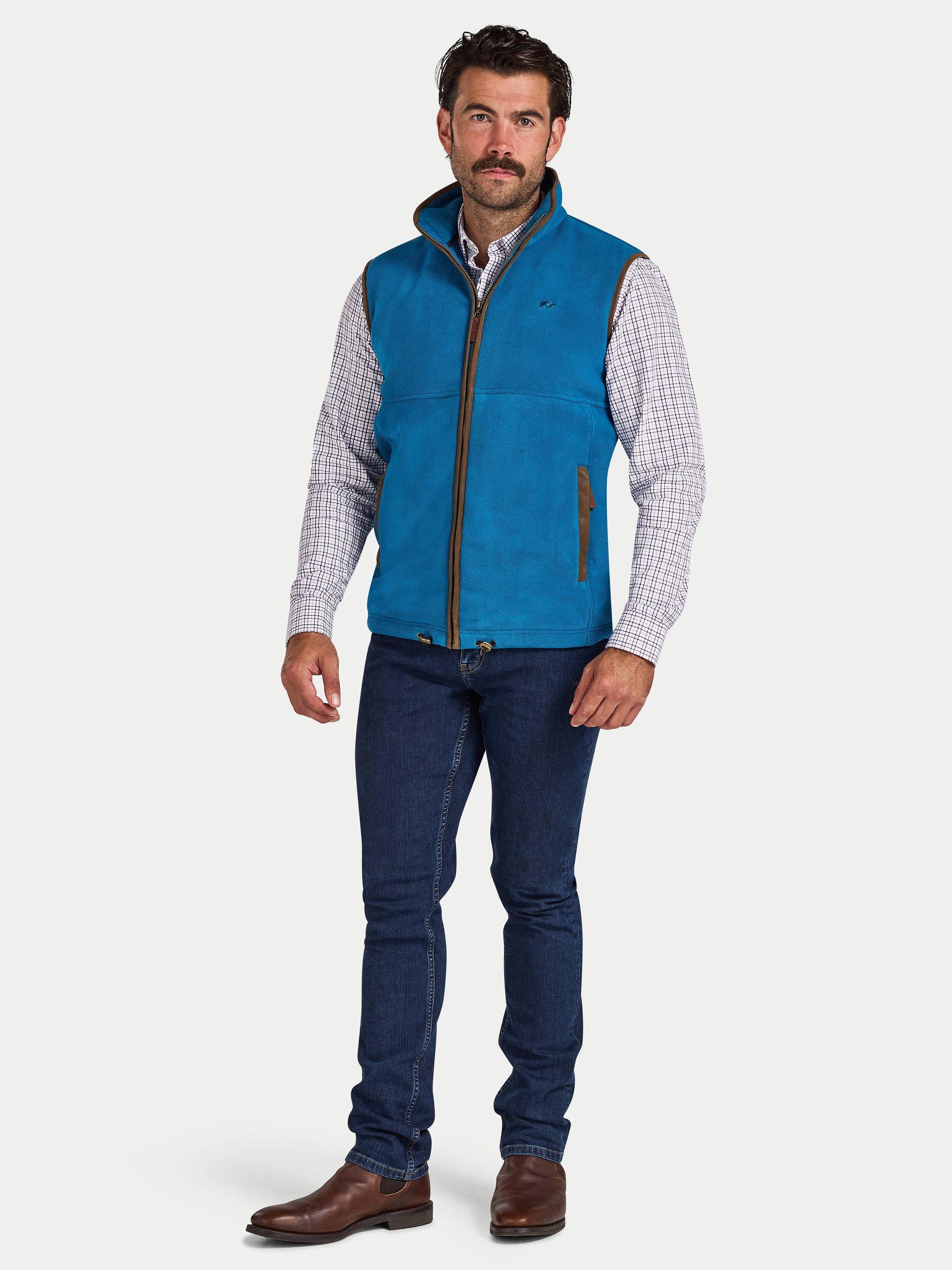 Product image 10 of 11, which shows Raging Bull Classic Fleece Gilet, Dark Teal, S