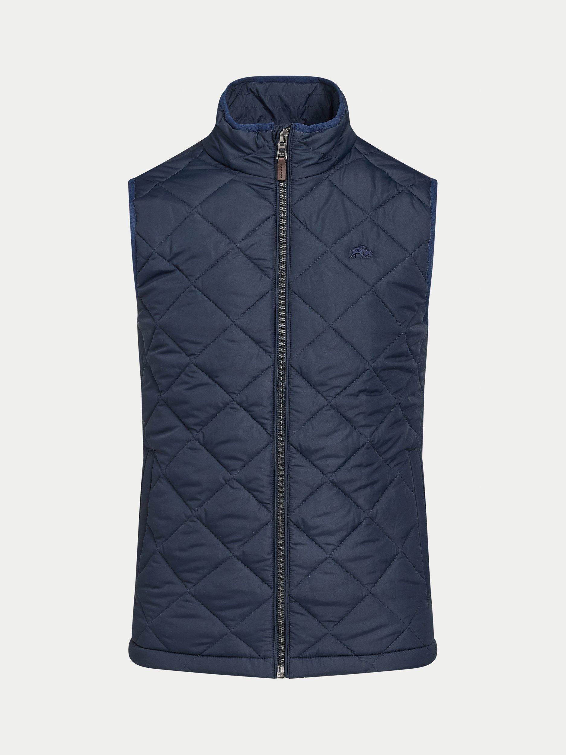 Product image 2 of 7, which shows Raging Bull Quilted Gilet, Navy, S
