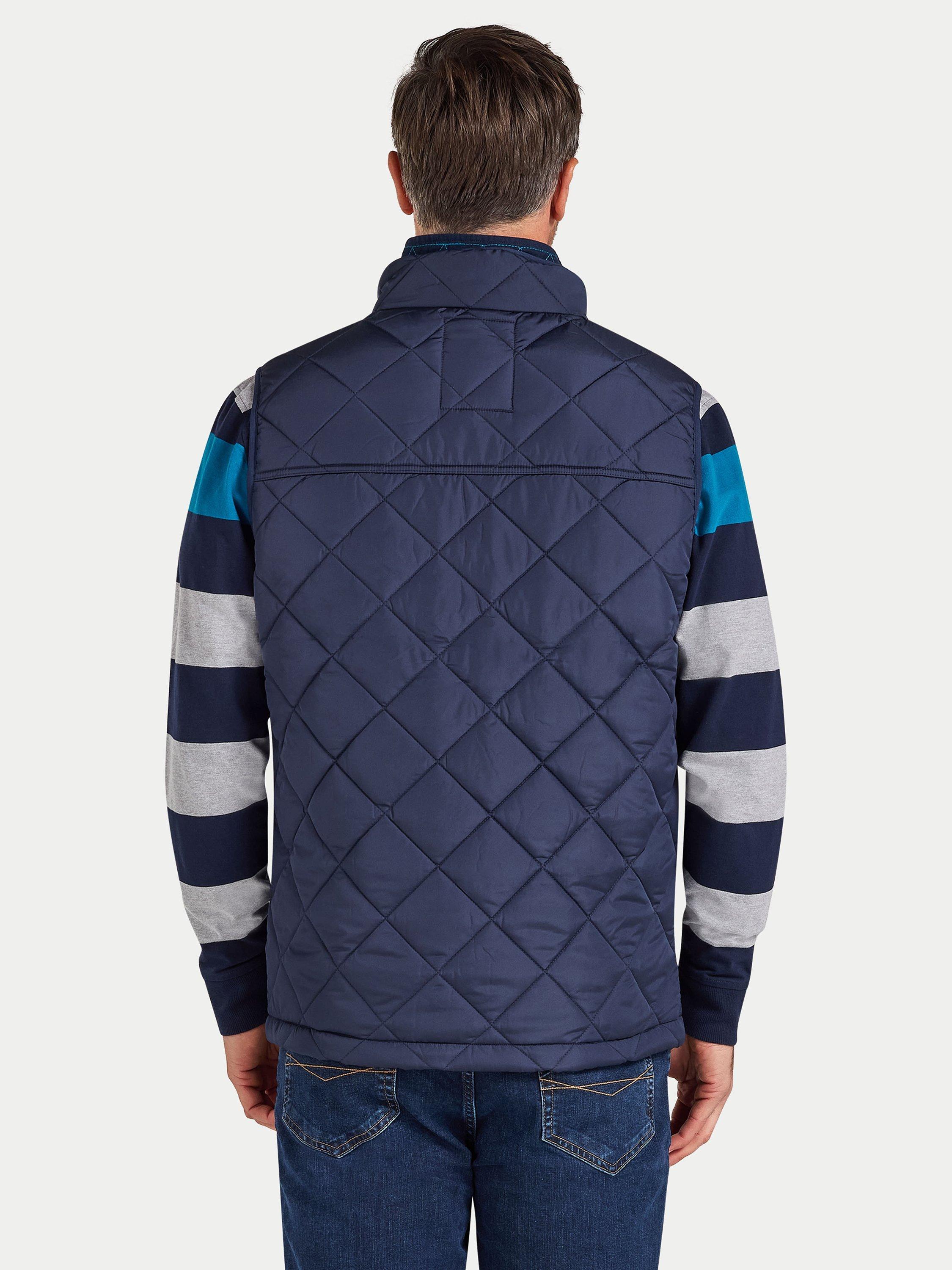 Product image 3 of 7, which shows Raging Bull Quilted Gilet, Navy, S