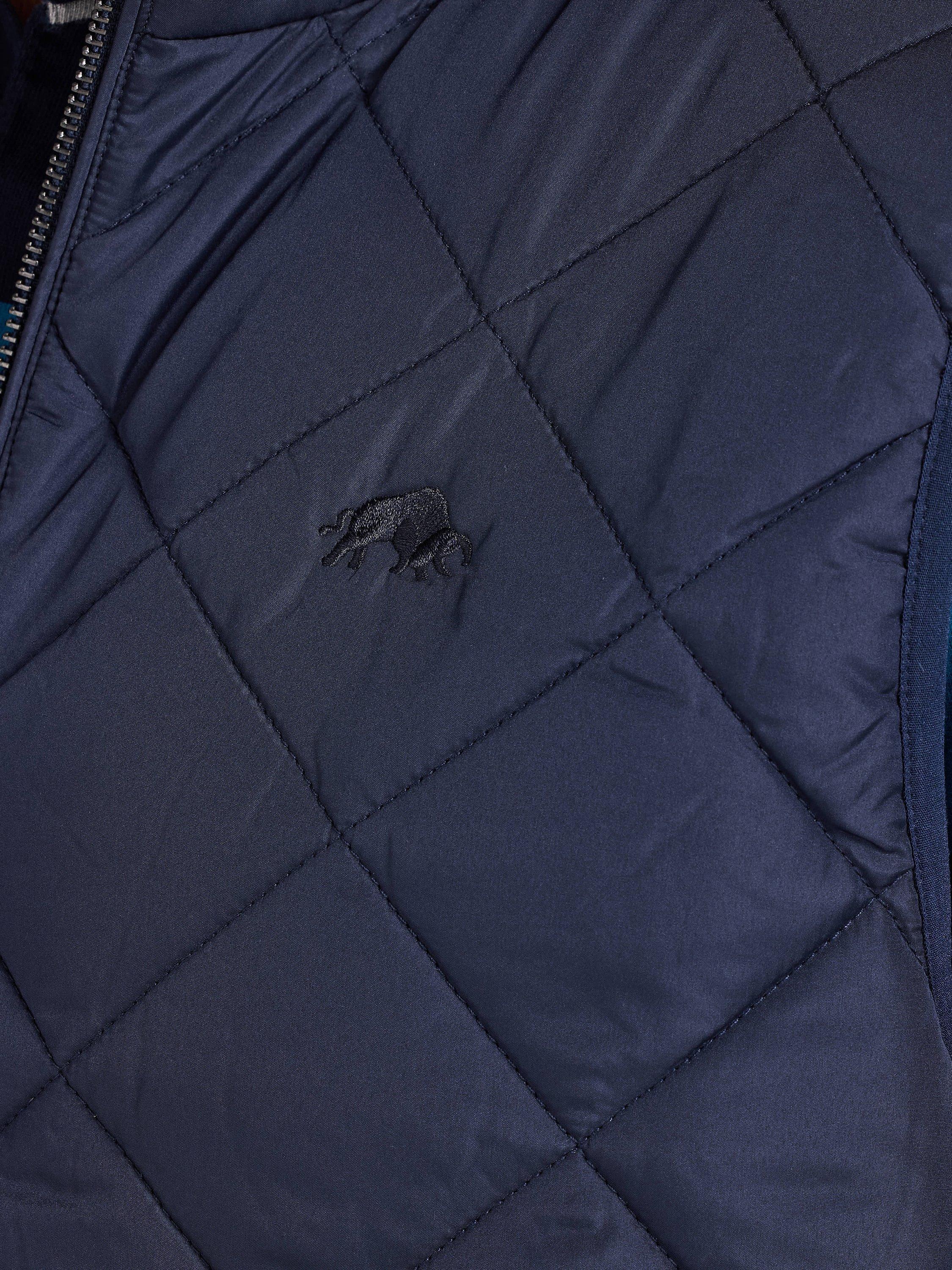 Product image 5 of 7, which shows Raging Bull Quilted Gilet, Navy, S