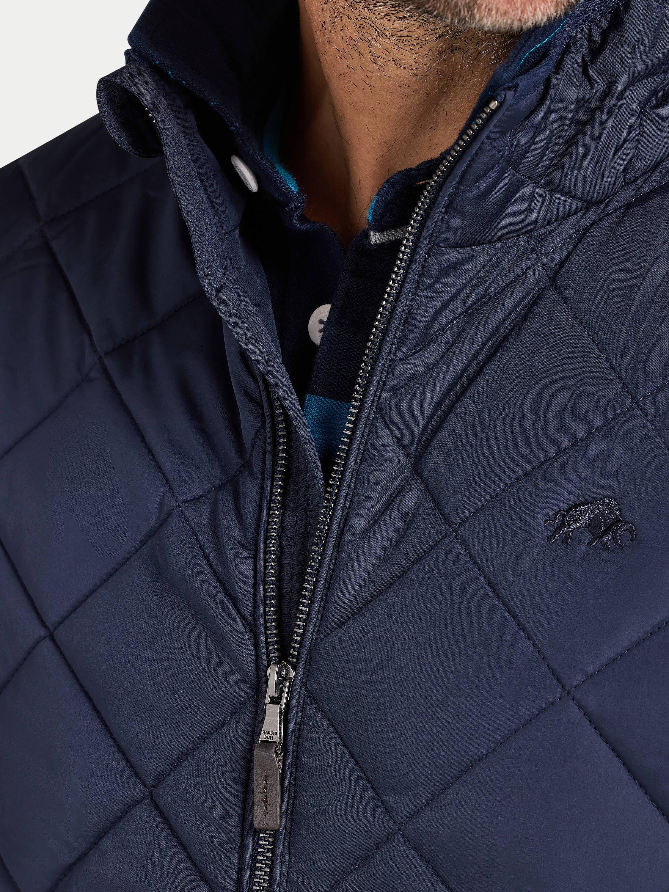 Product image 6 of 7, which shows Raging Bull Quilted Gilet, Navy, S