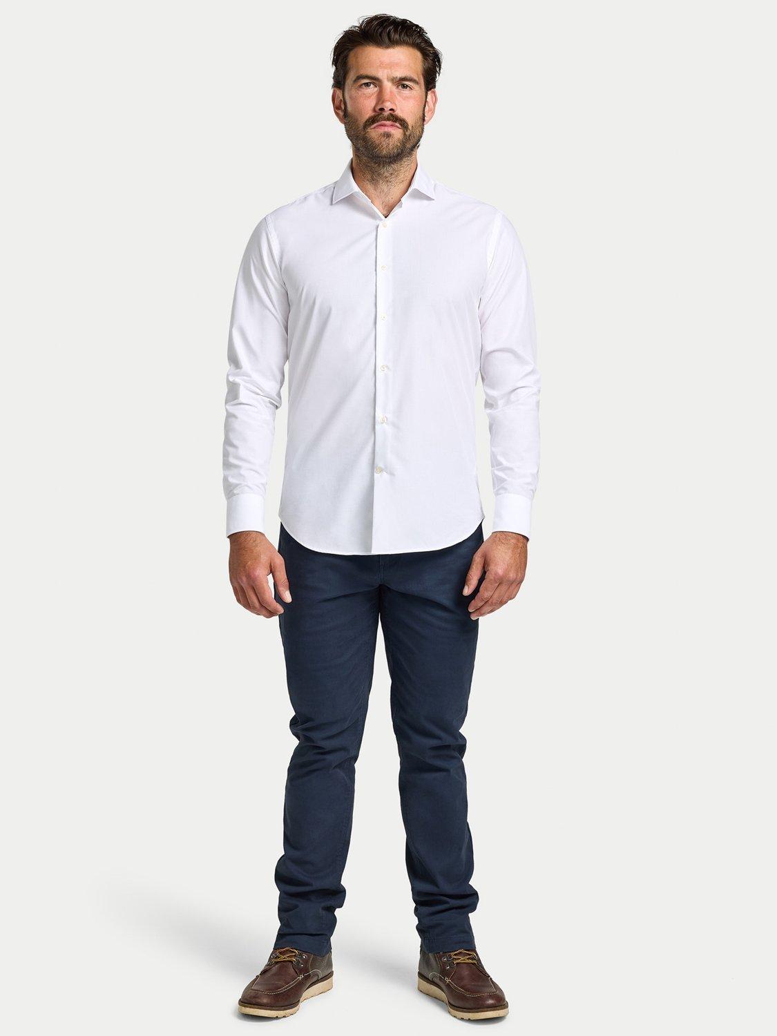 Product image 6 of 7, which shows Raging Bull Cotton Regular Fit Shirt, White, S