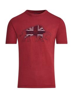 Raging Bull Slash Bull T-Shirt - view 2, Claret