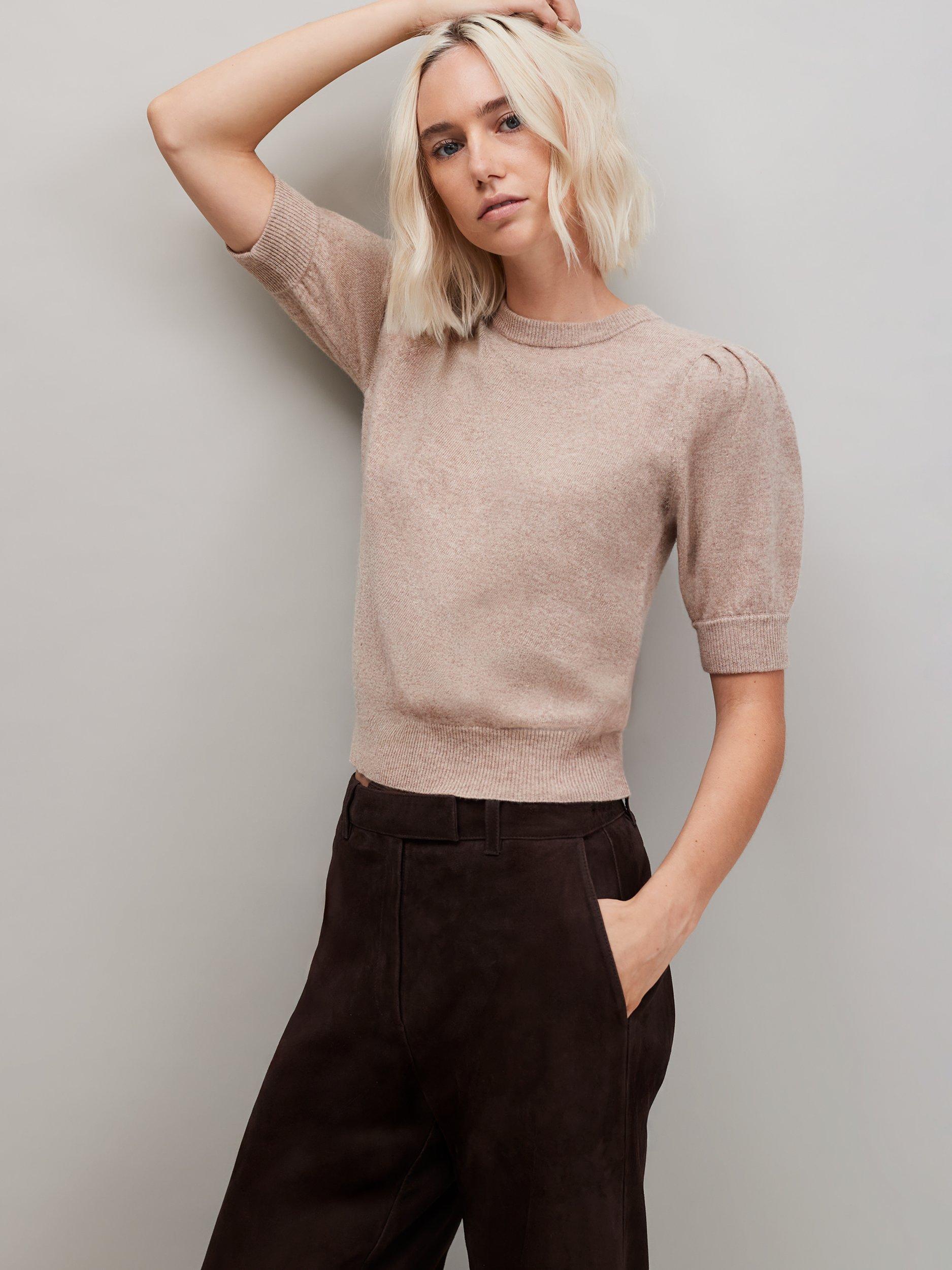 Ro&Zo Elbow Sleeve Wool Blend Jumper