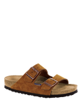 Birkenstock Arizona Suede Soft Footbed Sandals, Mink