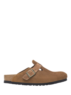 Birkenstock Boston Suede Clogs, Dark Tea, Dark Tea