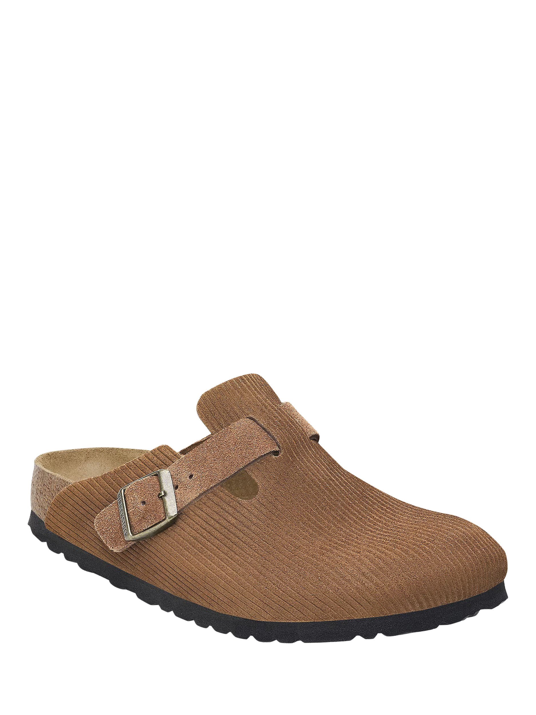 Product image 3 of 5, which shows Birkenstock Boston Suede Clogs, Dark Tea, 7