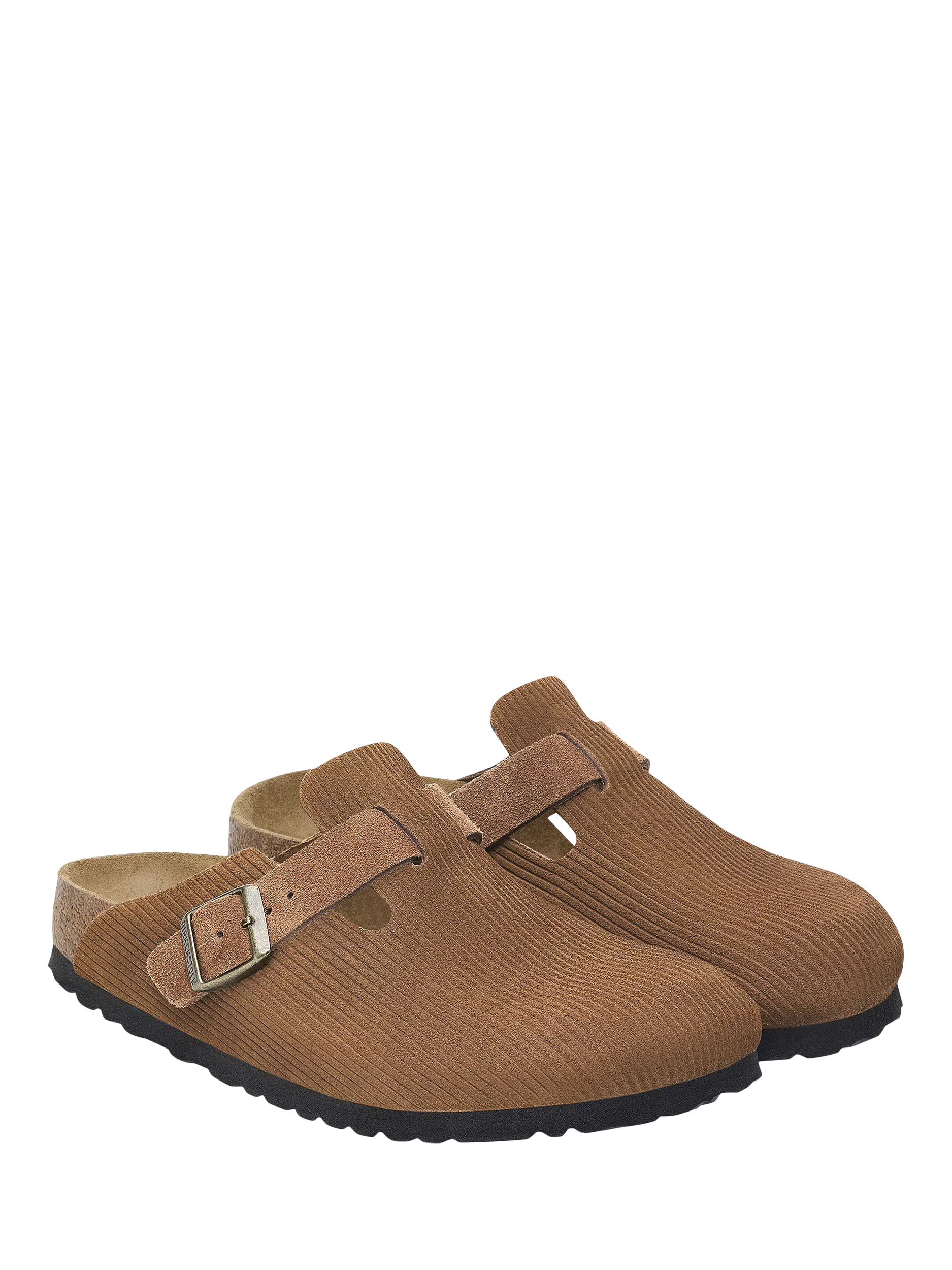 Product image 5 of 5, which shows Birkenstock Boston Suede Clogs, Dark Tea, 7