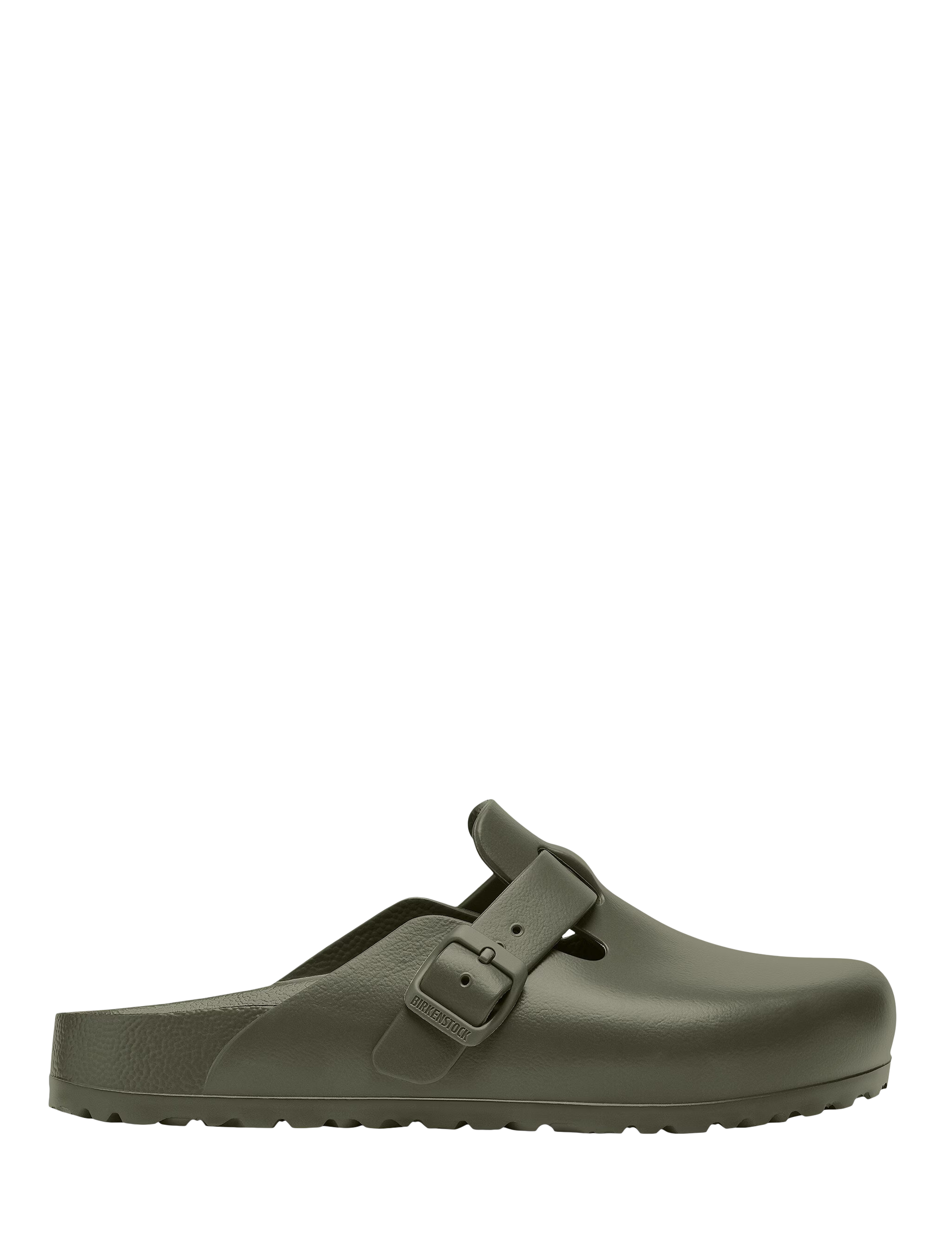 Product image 1 of 5, which shows Birkenstock Boston EVA Clogs, Khaki, 7