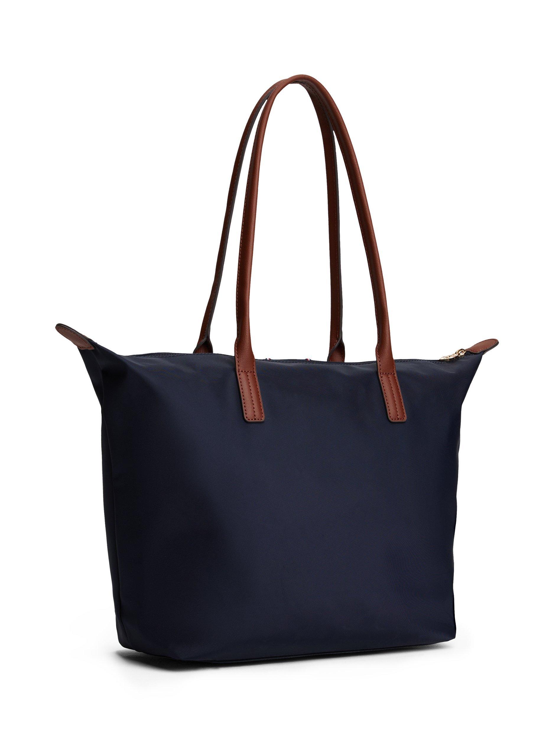 Product image 5 of 5, which shows Tommy Hilfiger Popette Stripe Tote Bag, Space Blue Corp