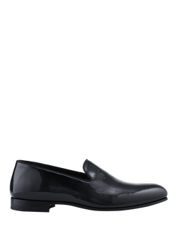 Jones Bootmaker Conley Slip On Patent Leather Shoes, Black
