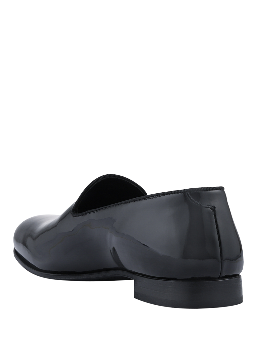 Product image 3 of 5, which shows Jones Bootmaker Conley Slip On Patent Leather Shoes, Black, 8.5
