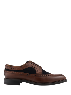 Jones Bootmaker Coventry Leather Shoes, Brown/Navy