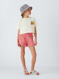 Brand Threads Kids' Disney Toy Story Cotton T-Shrt & Shorts Set, Poppy Red - view 2, Poppy Red