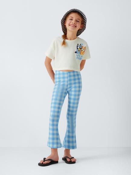 Brand Threads Kids' Bluey T-Shirt and Trousers Set, Delicate Blue - view 2, Delicate Blue