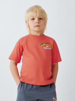 Brand Threads Kids' Lego City T-Shirt and Shorts Set, Paprika, Paprika