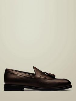 Charles Tyrwhitt Leather Tassel Loafers, Chocolate Brown