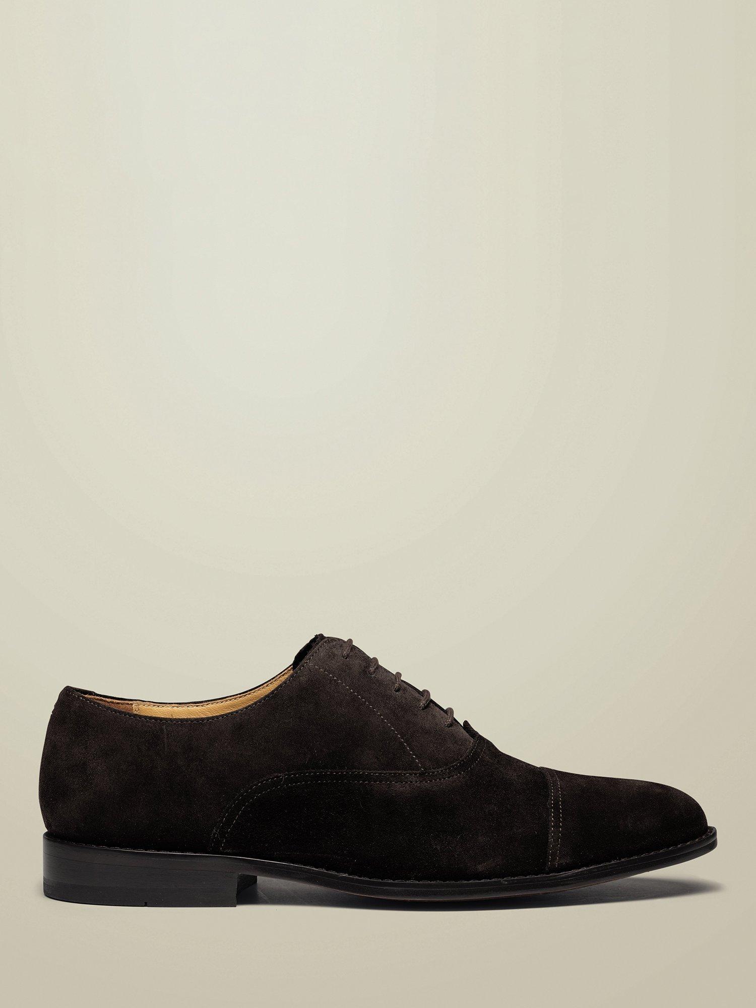 Product image 1 of 4, which shows Charles Tyrwhitt Leather Oxford Shoes, Dark Chocolate, 7