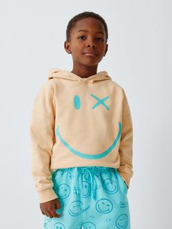 Brand Threads Kids' Smiley World Hoodie & Joggers Set, Tibetan Stone, Tibetan Stone